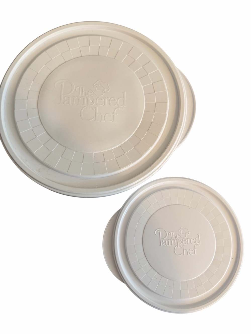 Pampered Chef Chillzanne Freezer Bowls 3 Qt & 3 Cup Set - Picture 2 of 5